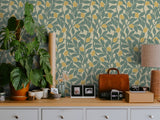 Citrus Grove Pine Green - Lemons