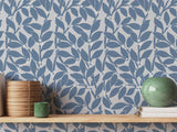 Citrus Grove Soft Navy - White flowers