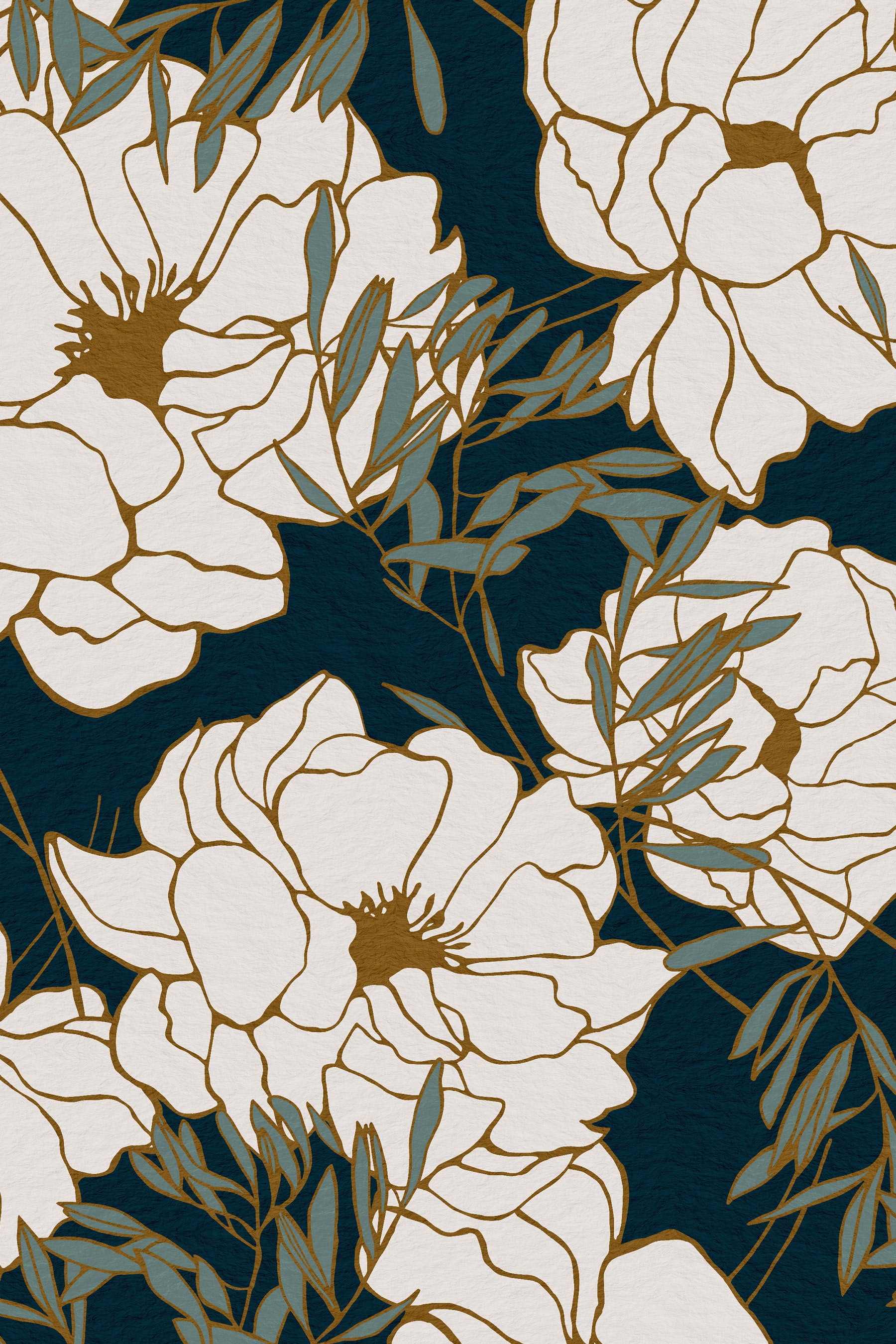 Olivia Peacock Wallpaper Design