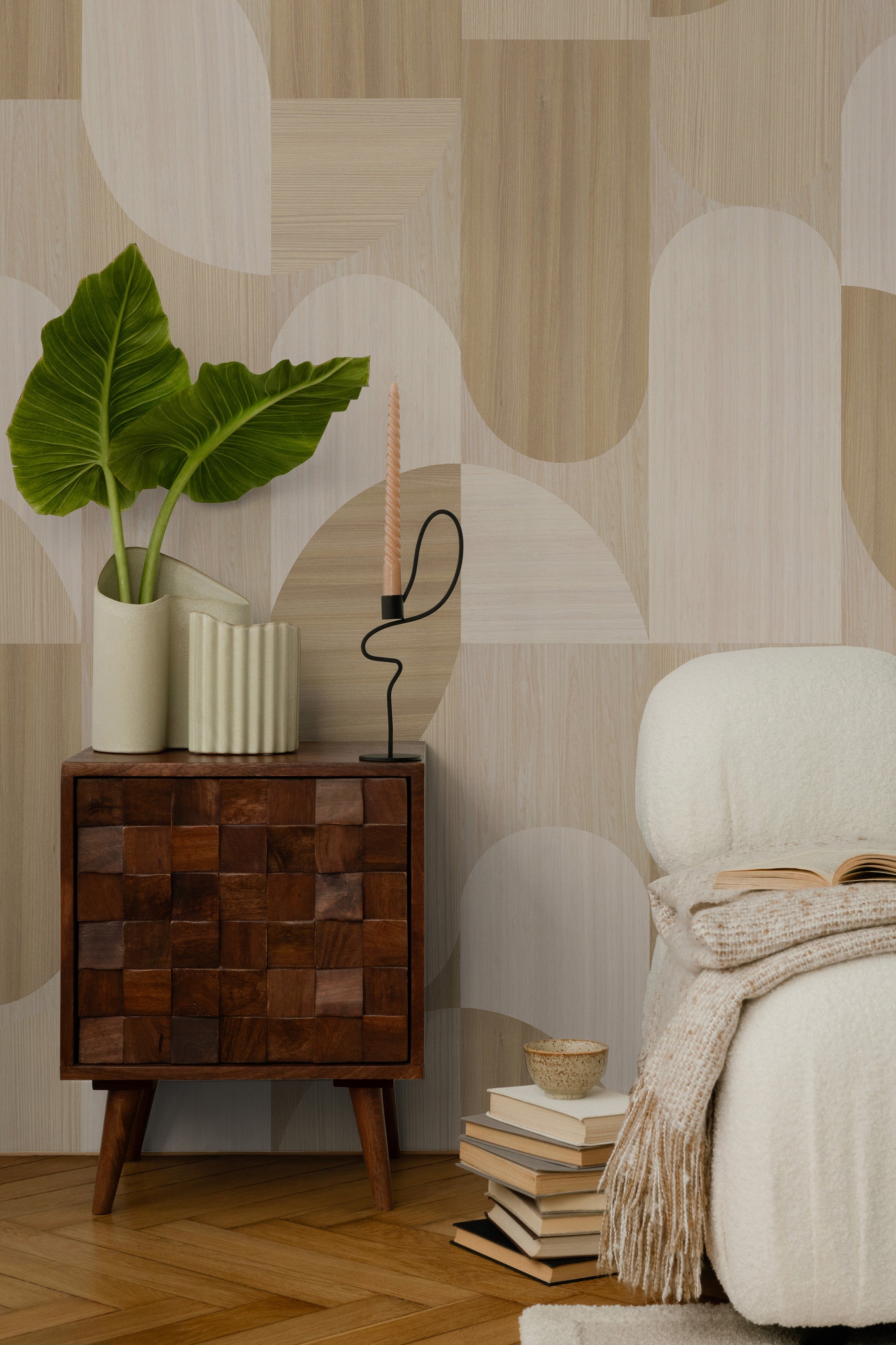 Arches Mural Oak Close Lifestyle Image