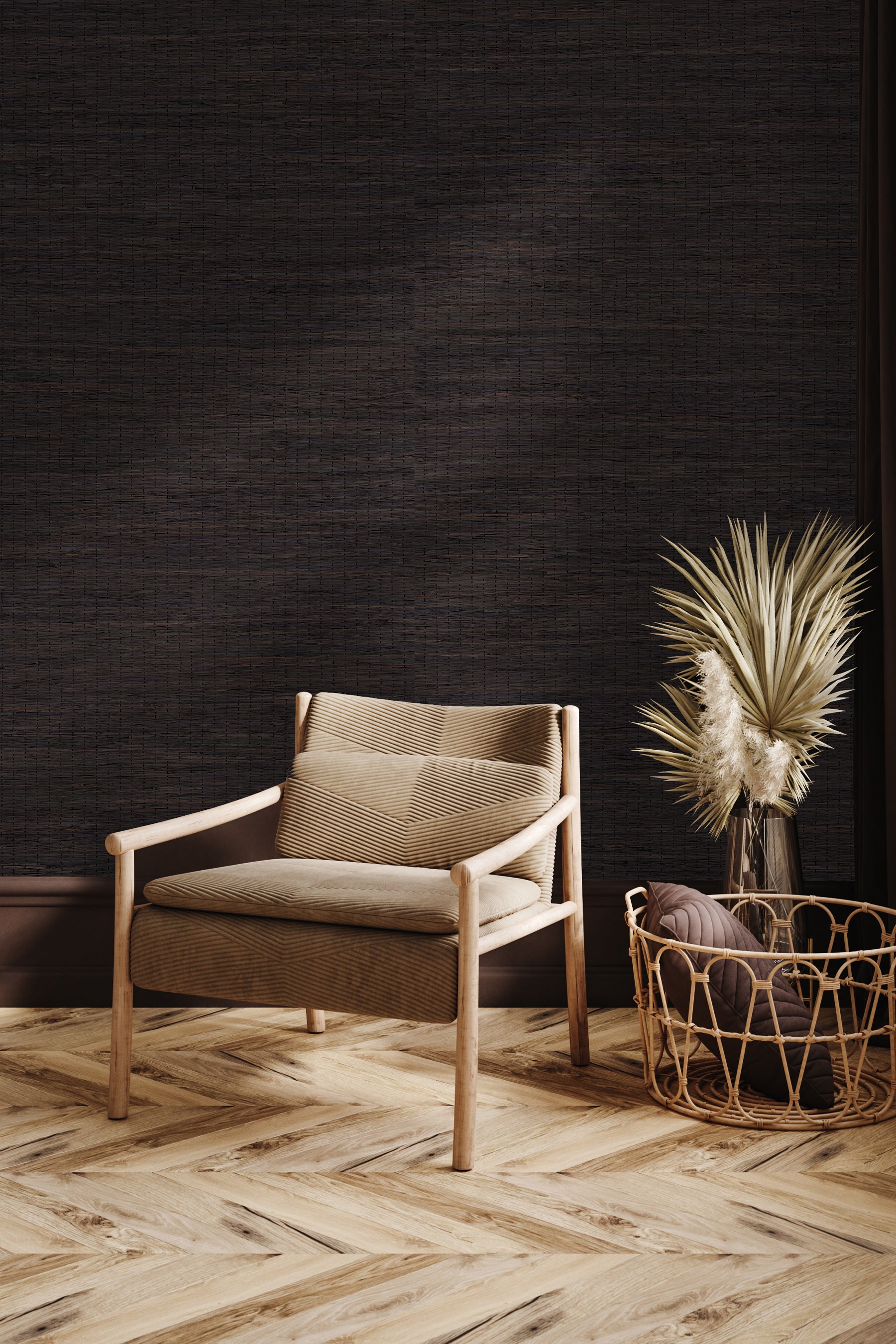 Auburn Raffia Close Lifestyle Image