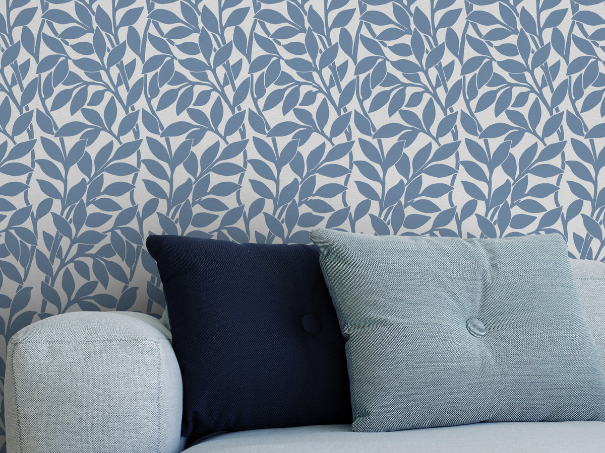 Citrus Grove Soft Navy - Leaves