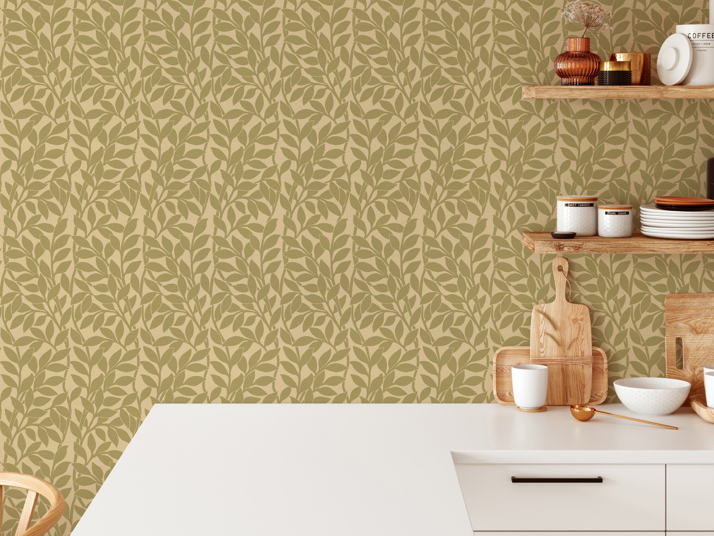 Citrus Grove Olive Green - Leaves