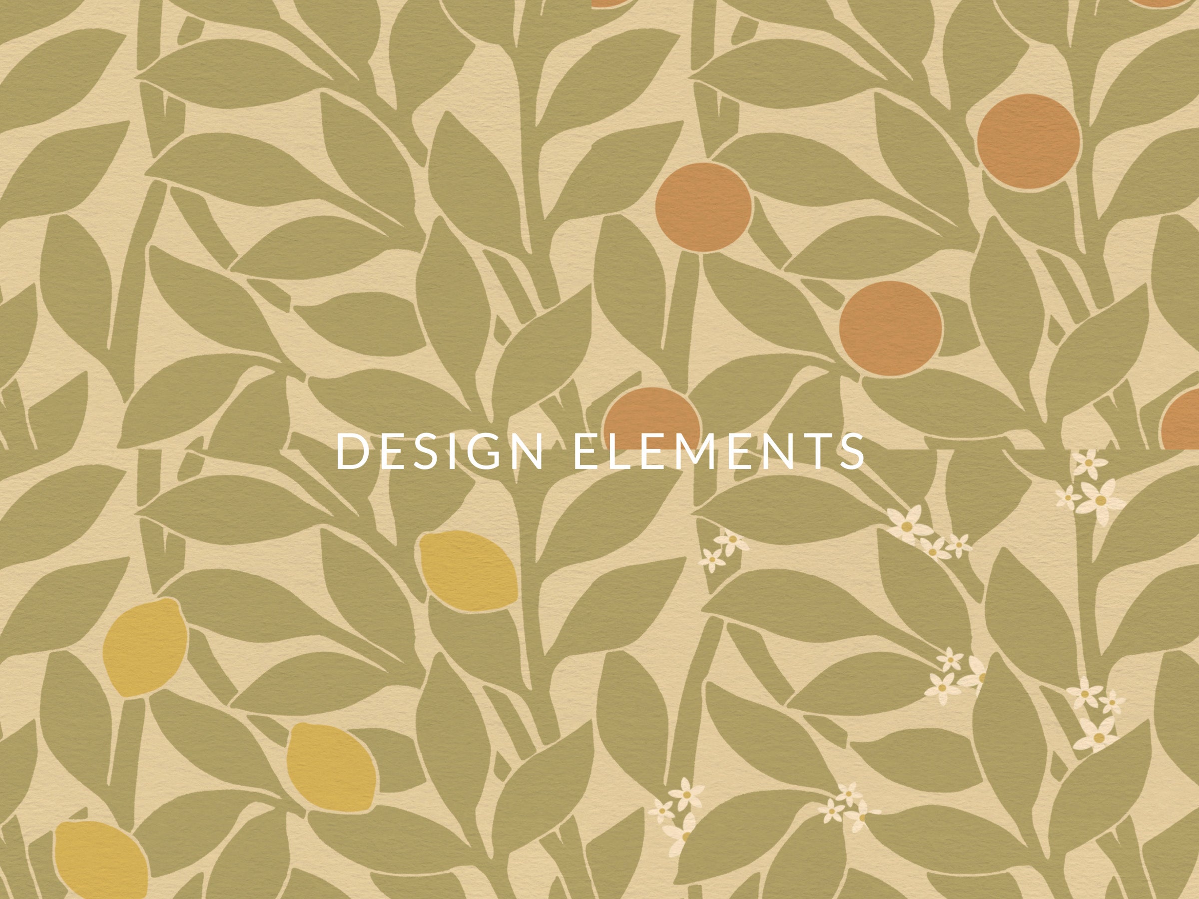 Citrus Grove Olive Green - Leaves