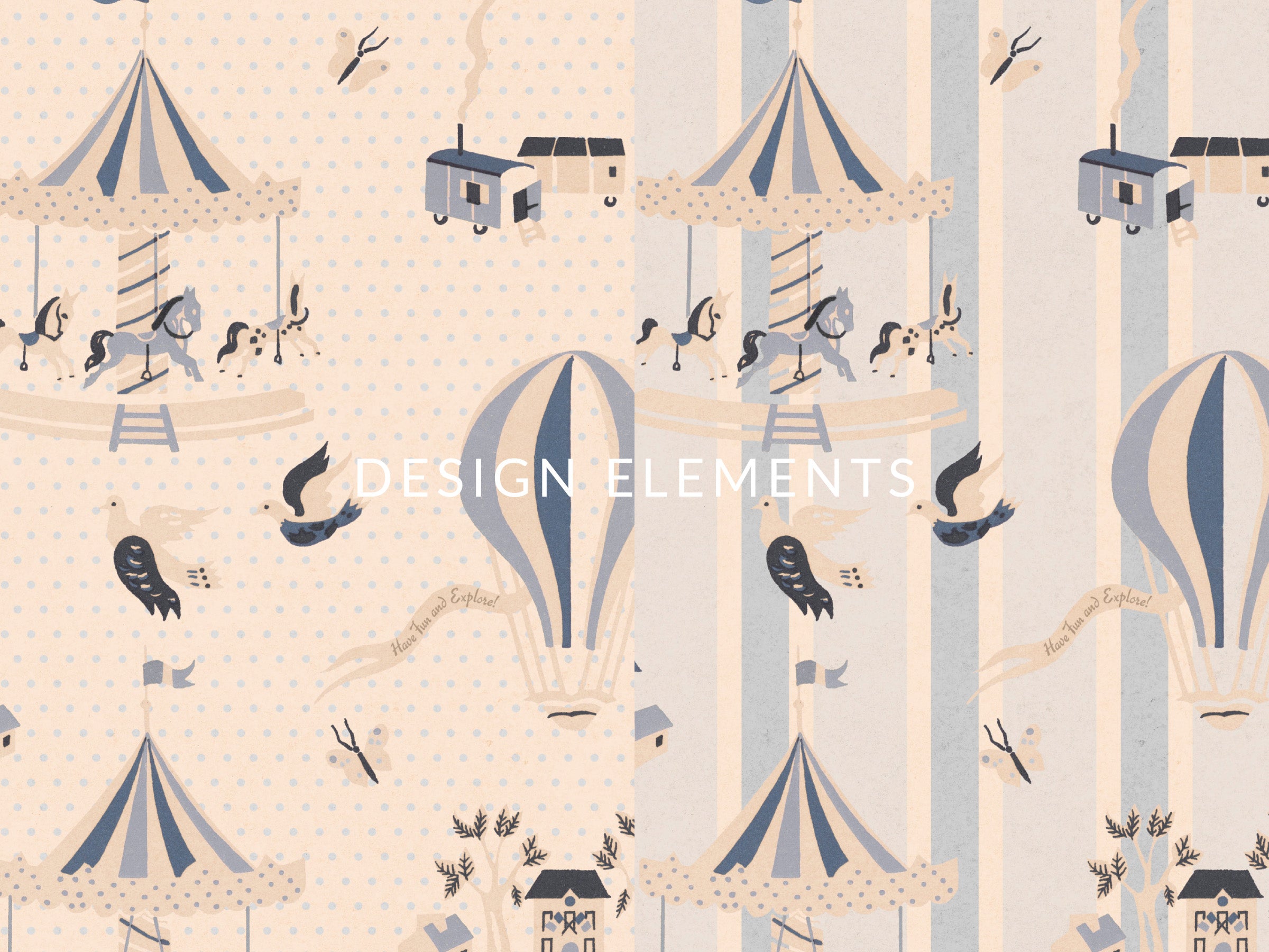Funfair Soft Cream - Polka Dots