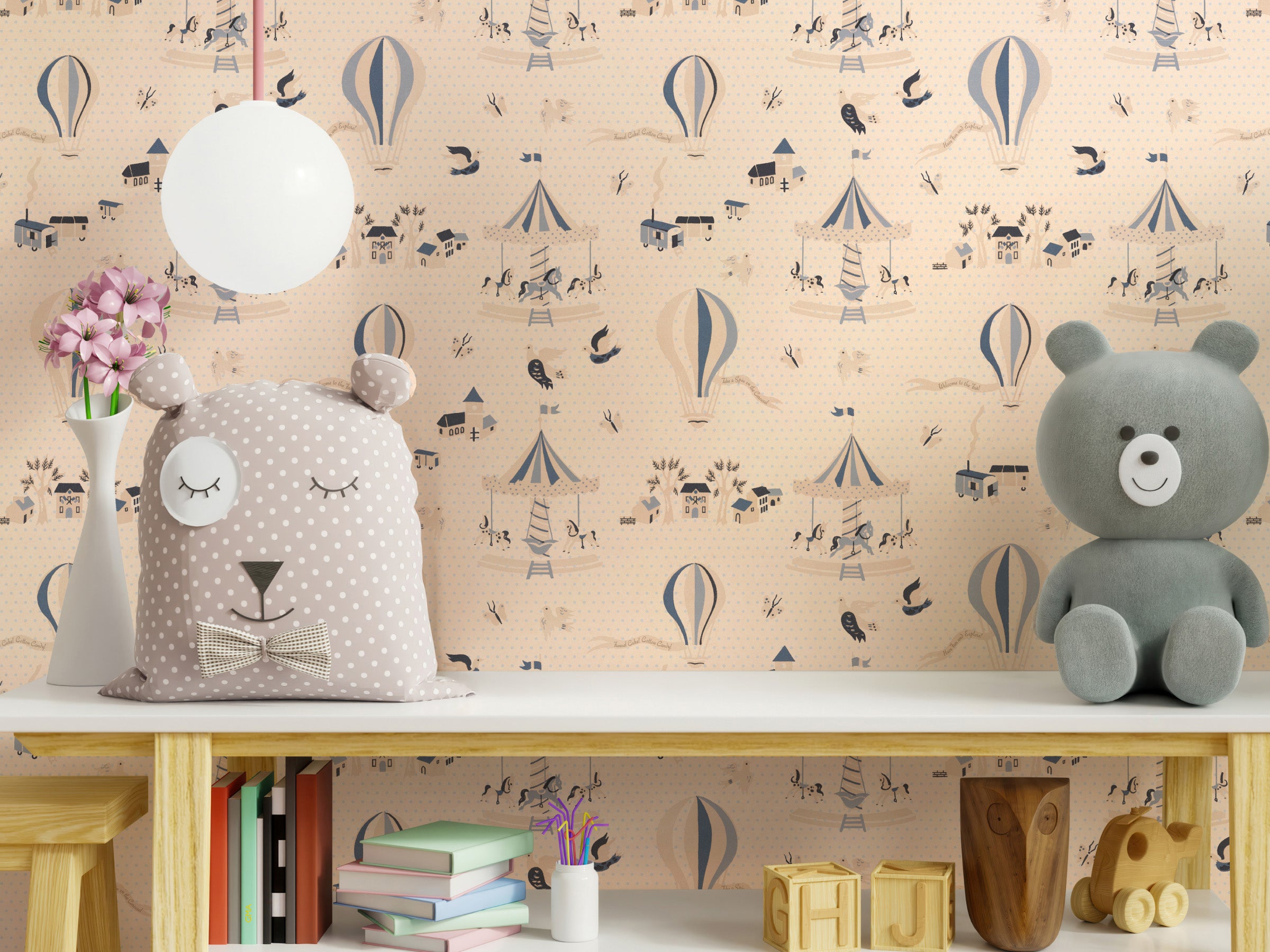 Funfair Soft Cream - Polka Dots