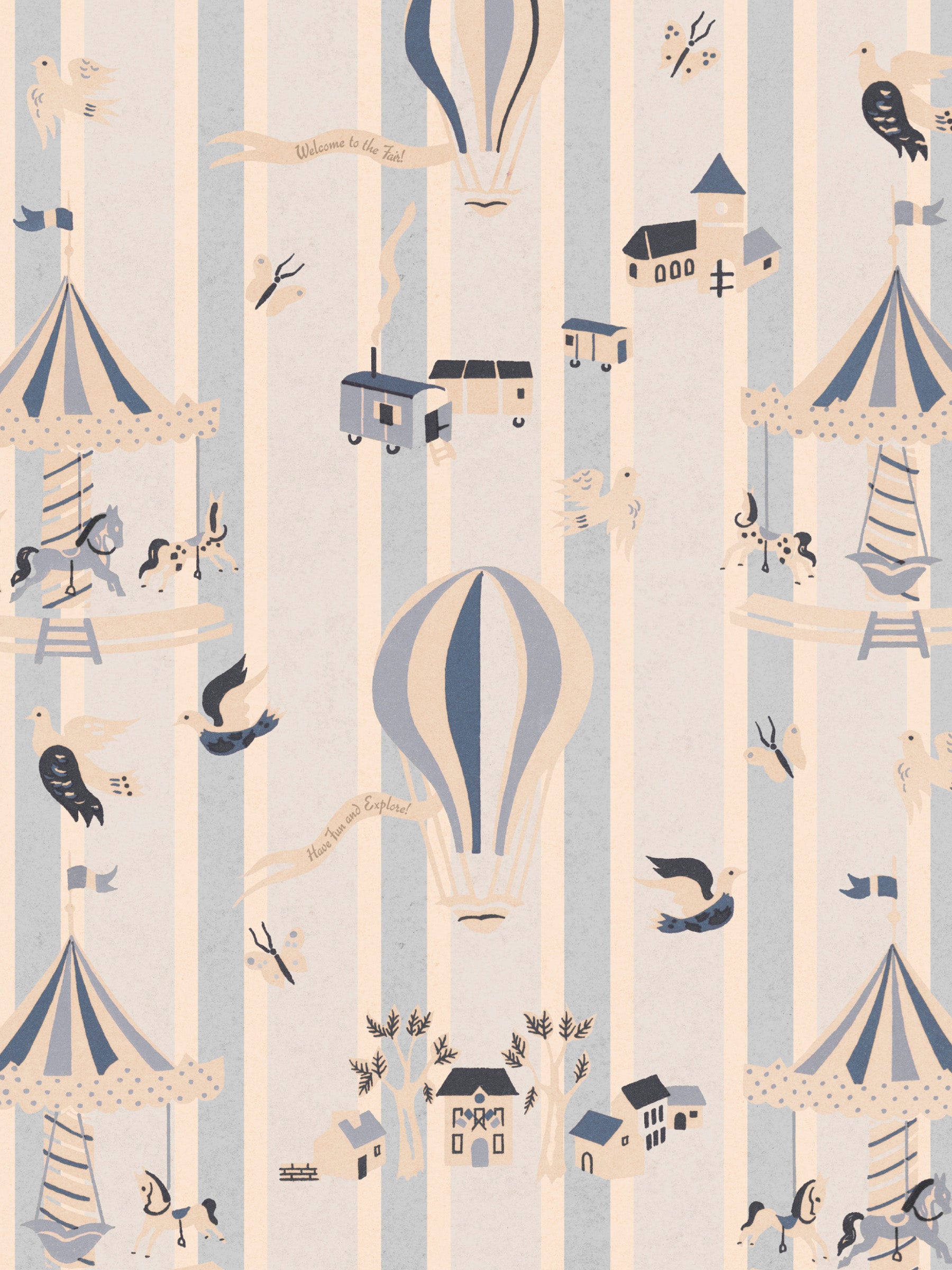Funfair Soft Cream - Stripes