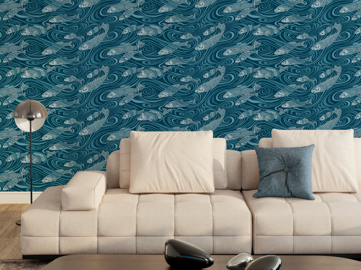 Nouveau Fish - Blue Koi