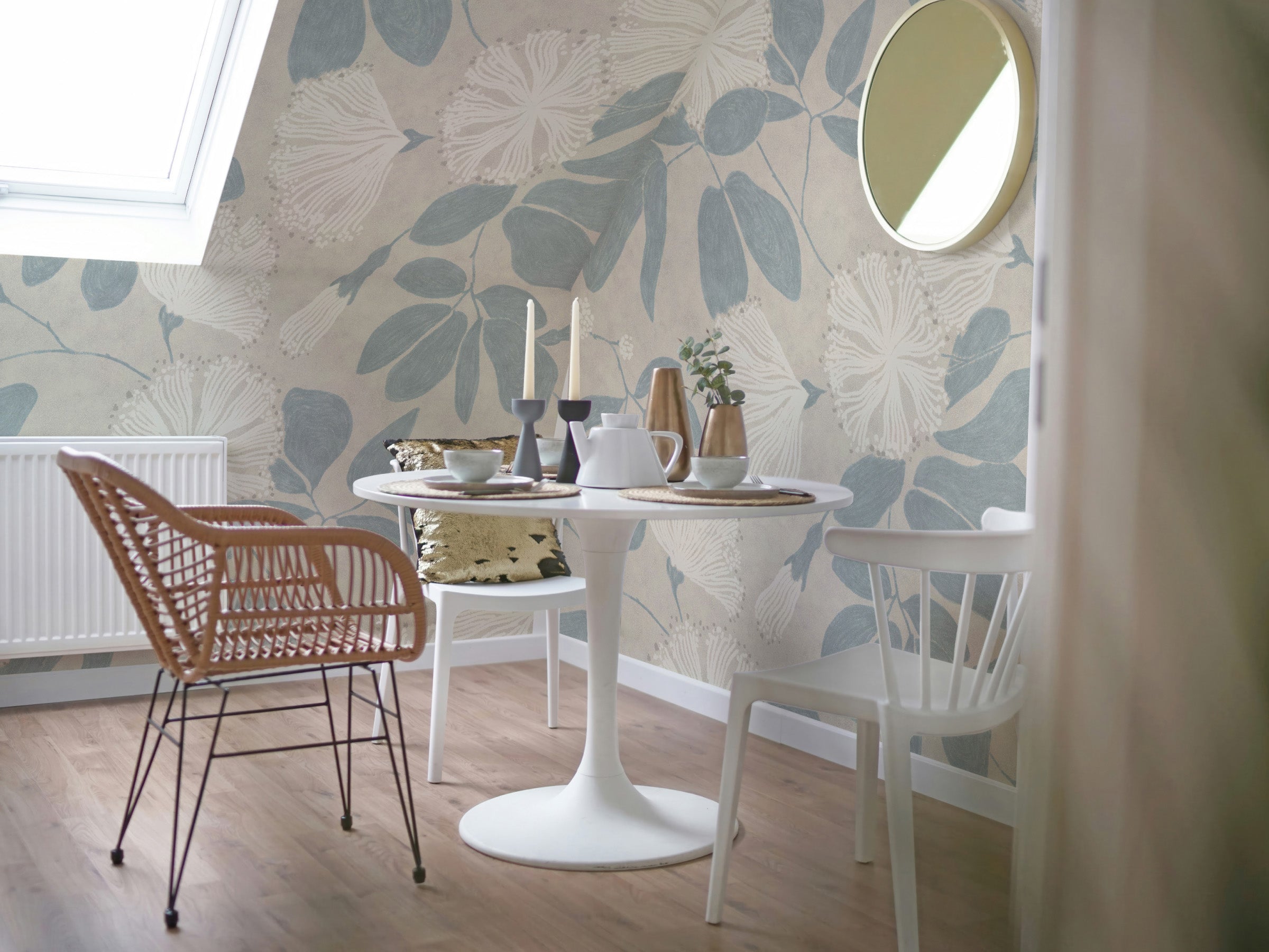 Passion Flower Mural - Whisper Sea