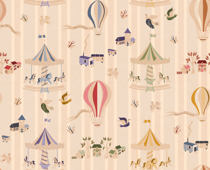 Funfair Soft Rainbow - Stripes
