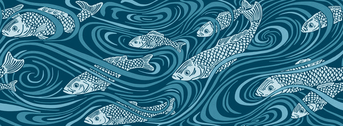 Nouveau Fish - Blue Koi