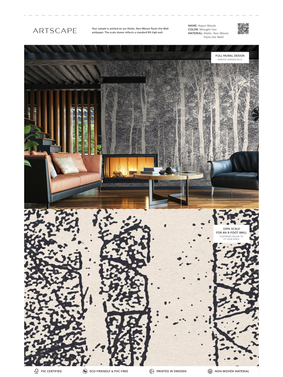 Aspen Woods - Wrought Iron