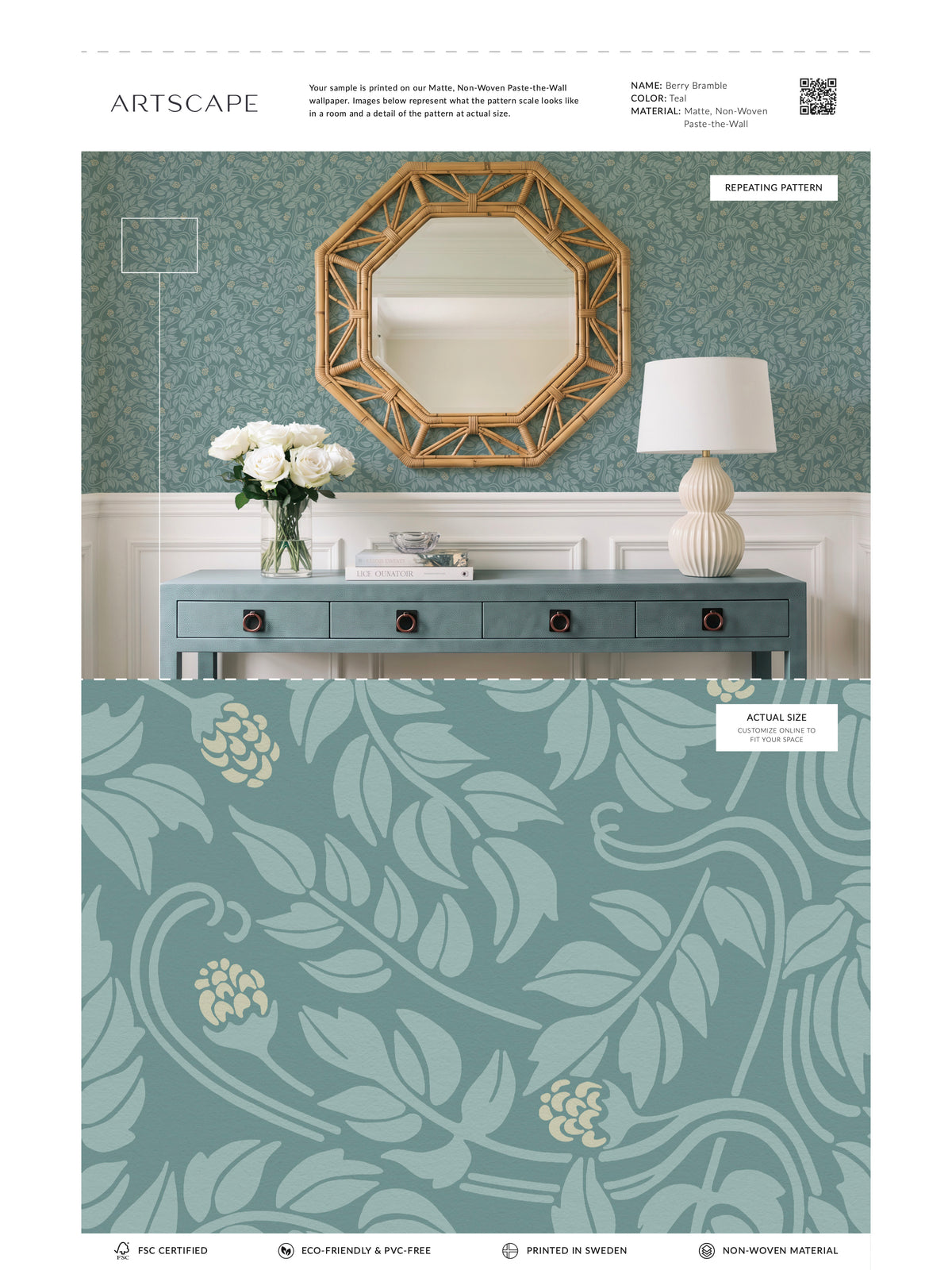 Berry Bramble - Teal