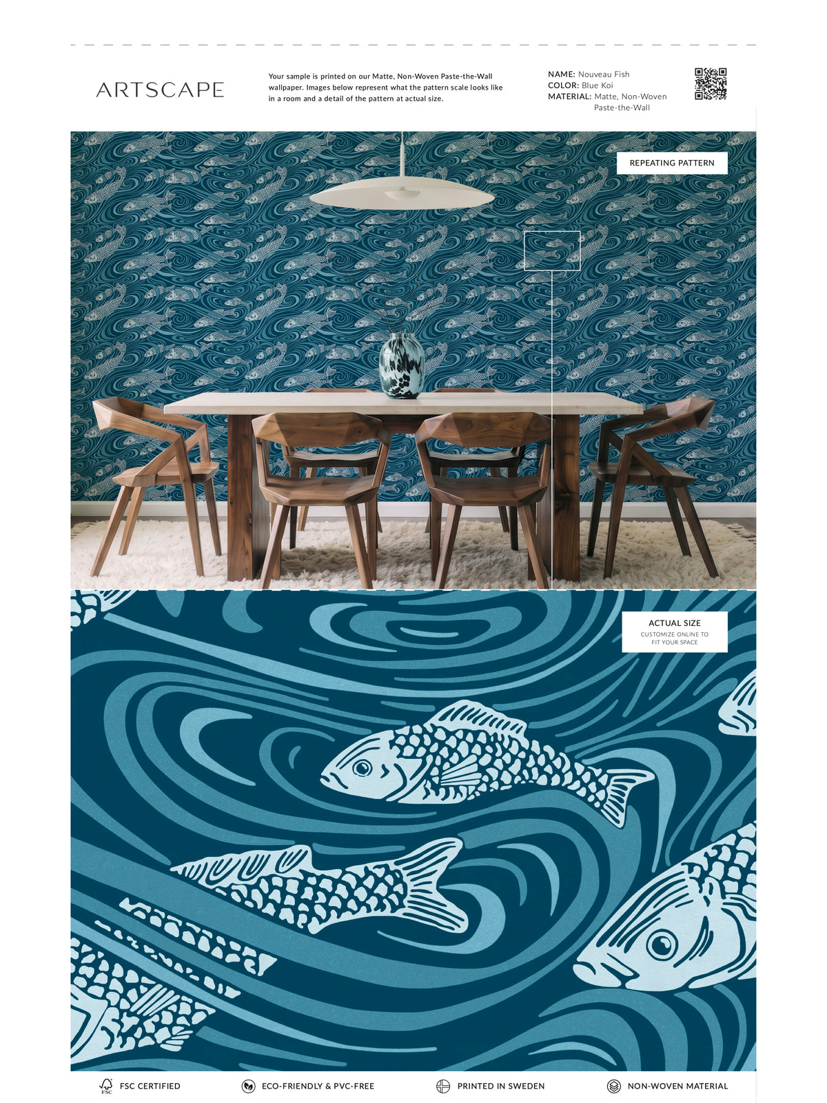 Nouveau Fish - Blue Koi