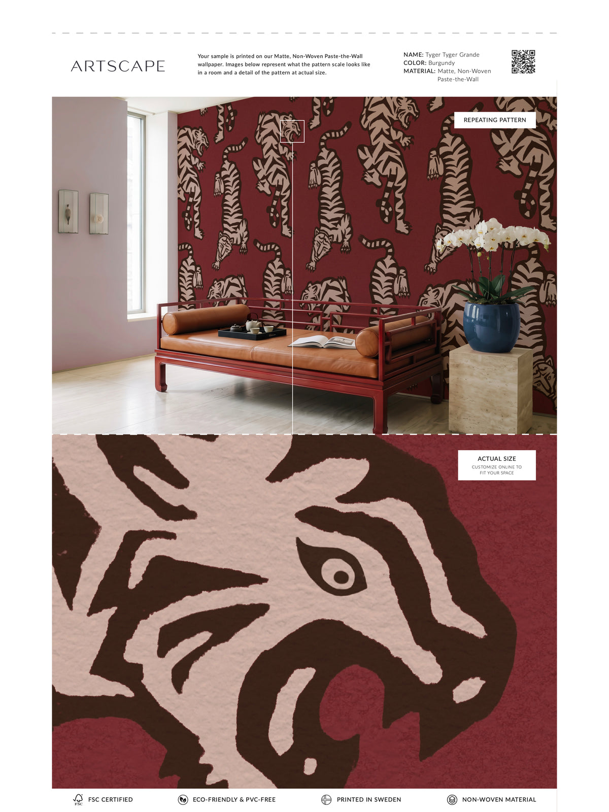 Tyger Tyger Grande - Burgundy