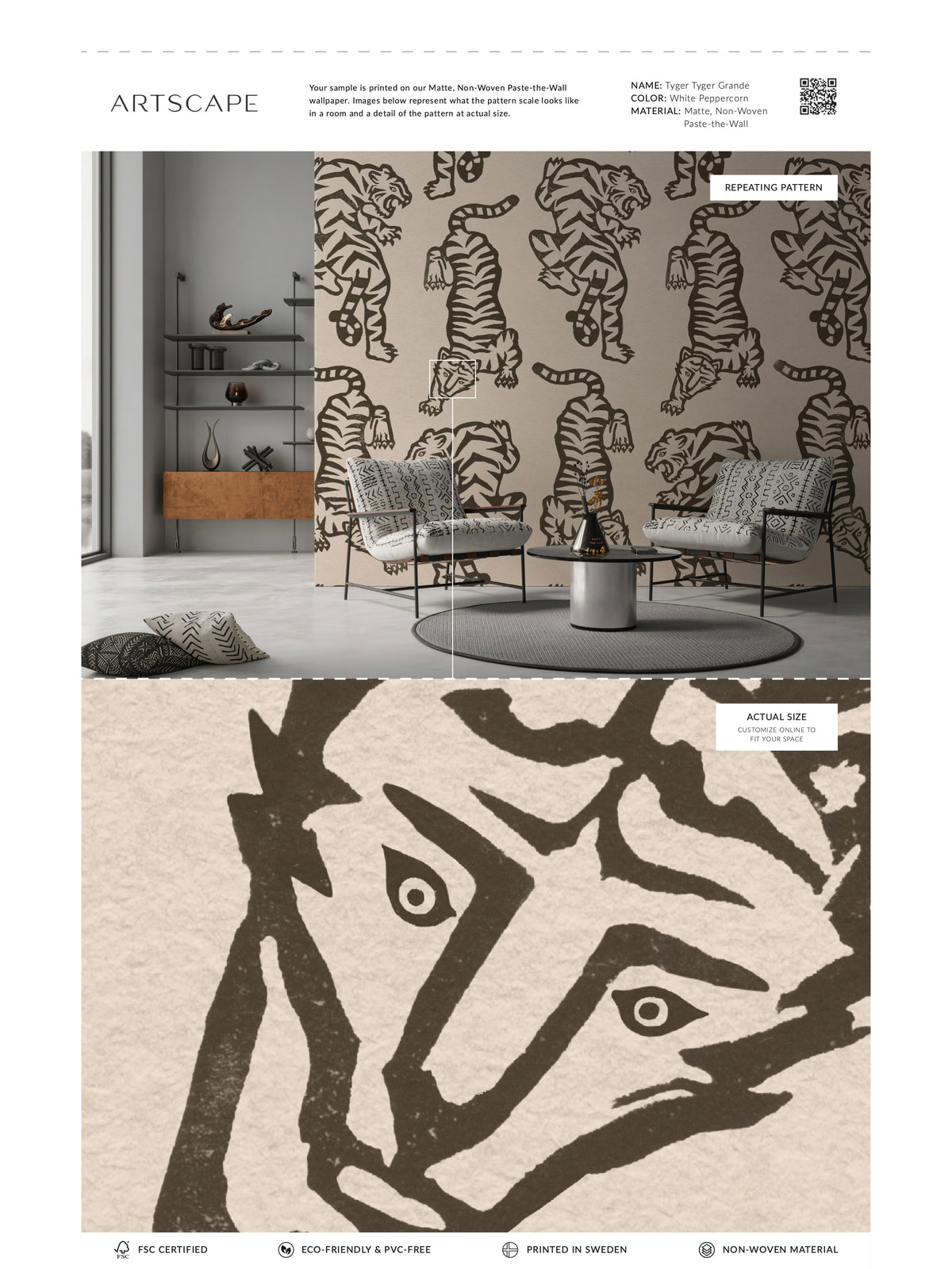 Tyger Tyger Grande - White Peppercorn