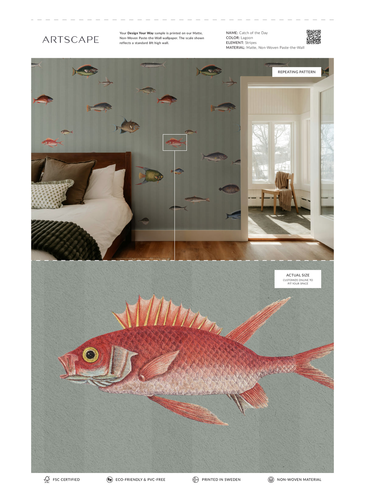 Catch of the Day Lagoon - Stripes