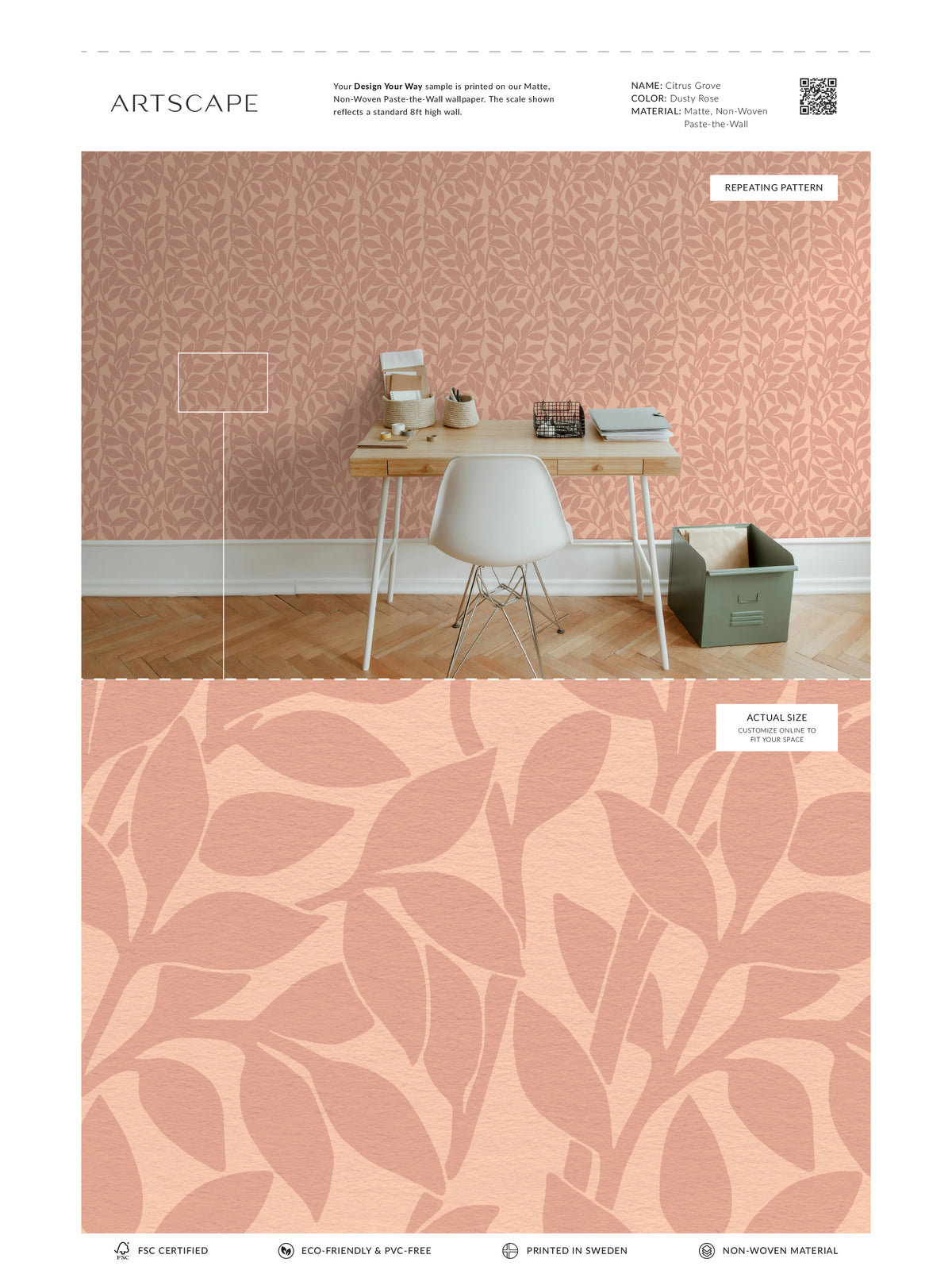 Citrus Grove Dusty Rose - Leaves