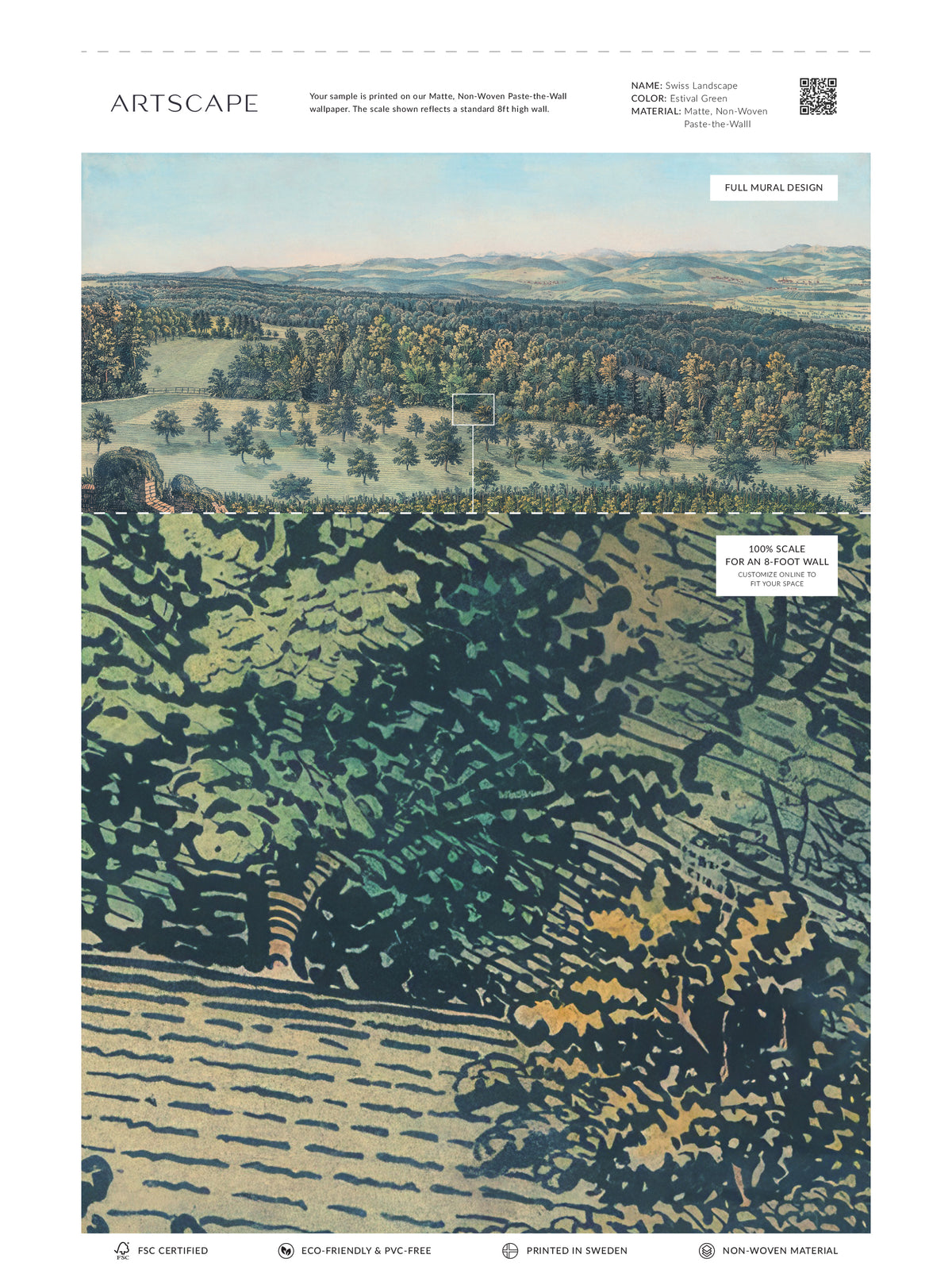 Swiss Landscape - Estival Green