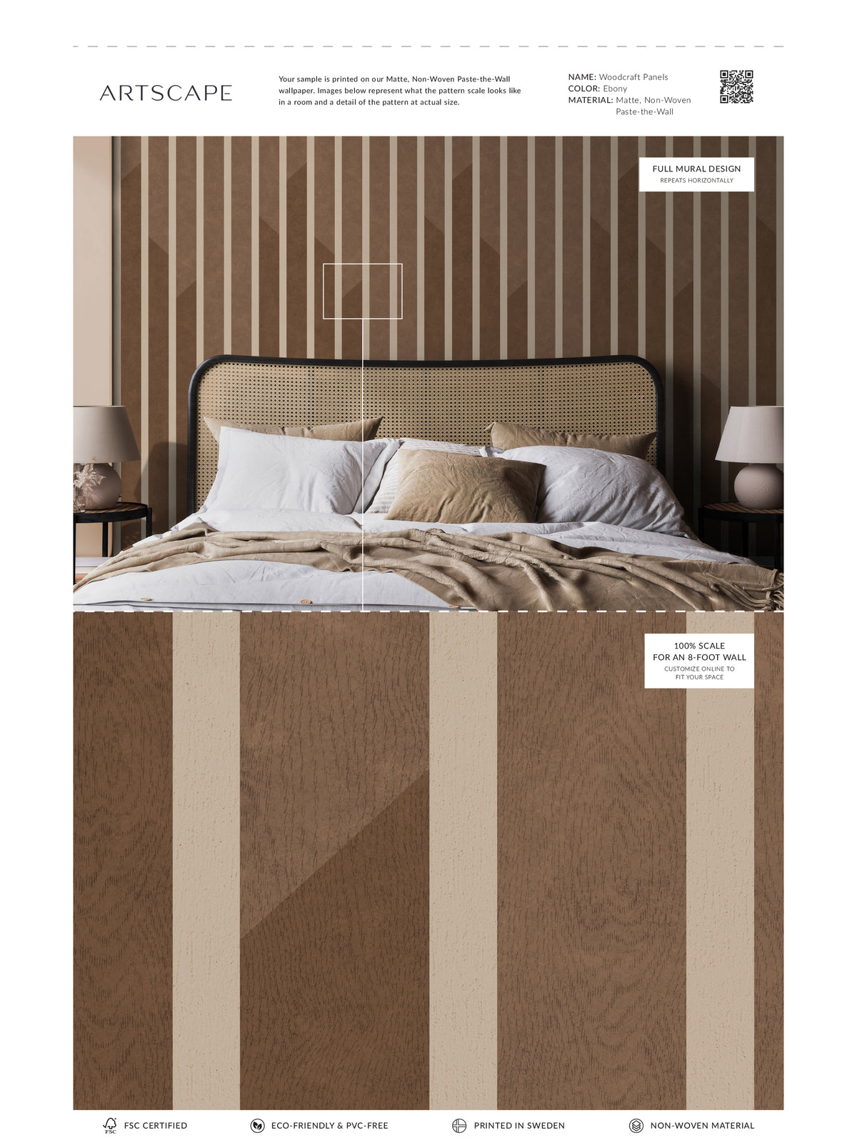 Woodcraft Panel - Ebony