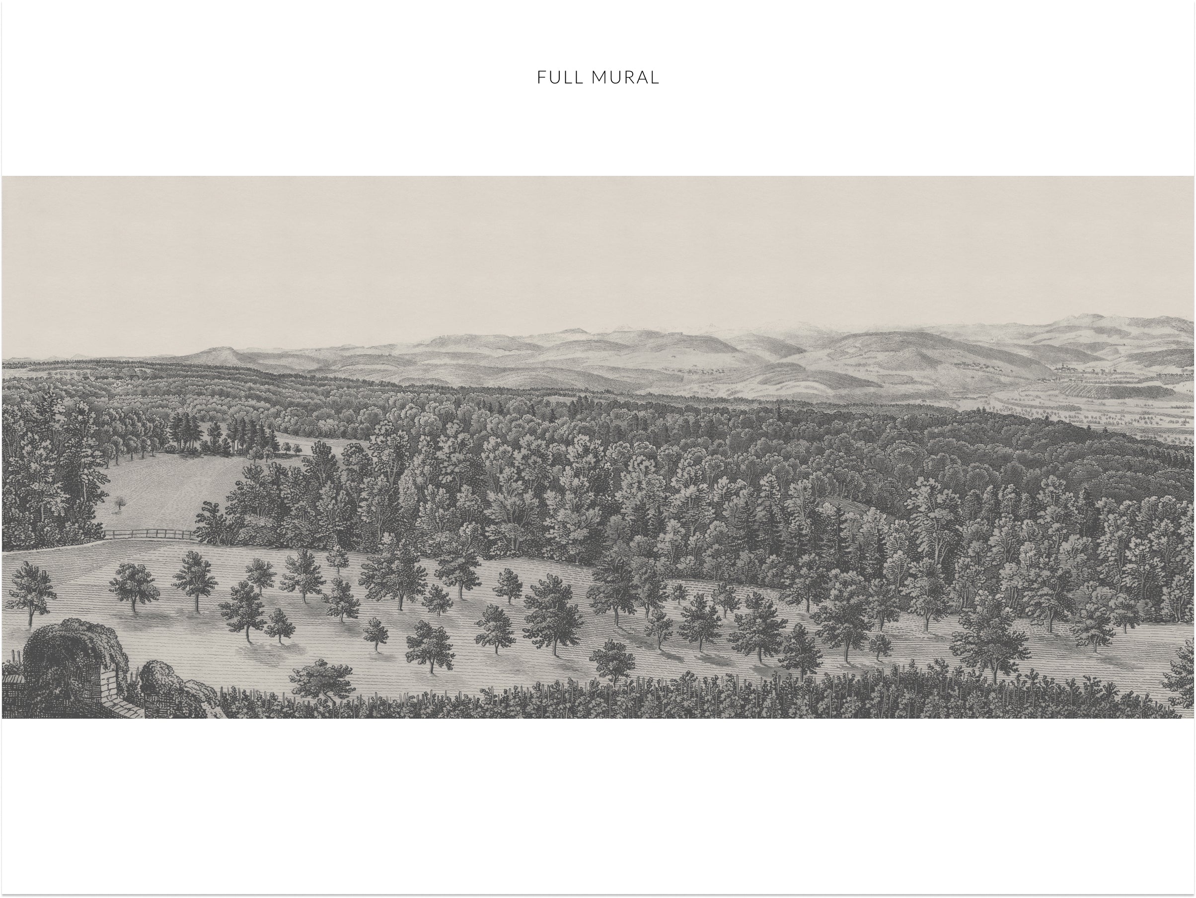 Swiss Landscape - Estival Pewter